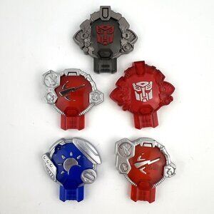 Hasbro Transformers Cybertron 2005 Cyber Planet Keys Lot of 5